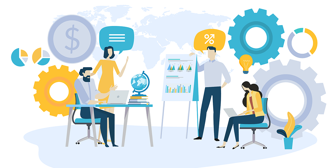 Executives at the Startup program