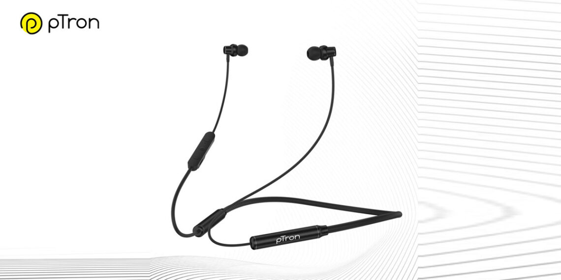 pTron Brings Wireless Neckband with 60 Hours Playtime