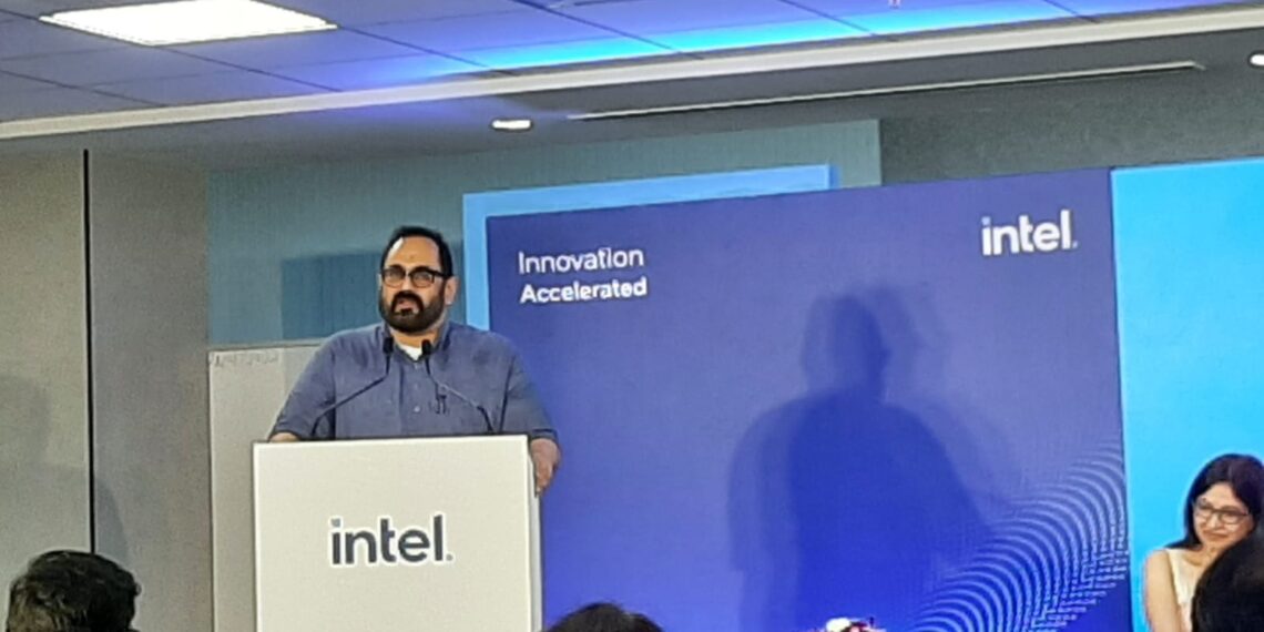 Rajeev Chandrasekhar at Intel Design and Engineering Center Inauguration in Bengaluru