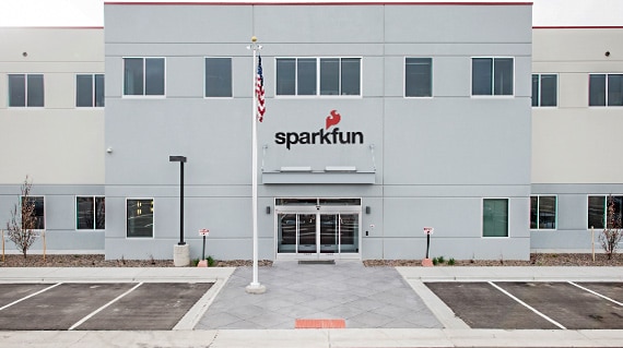 front-of-building of Sparkfun