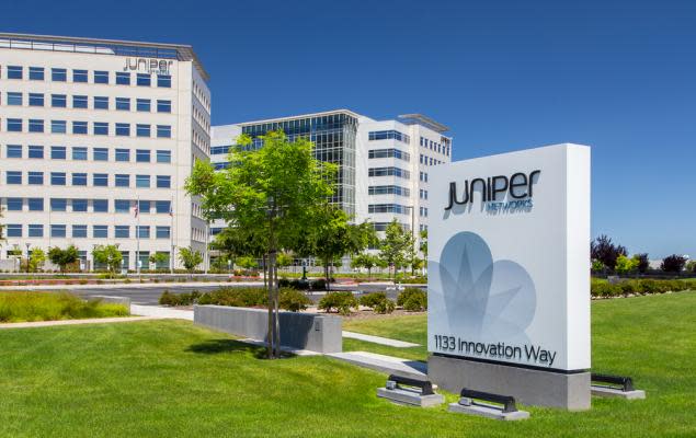 Juniper Networks Logo on Building