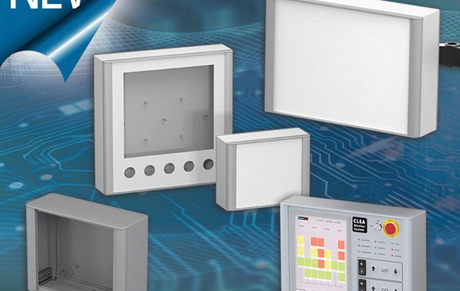 New TECHNOMET-CONTROL VESA-mount aluminum enclosures