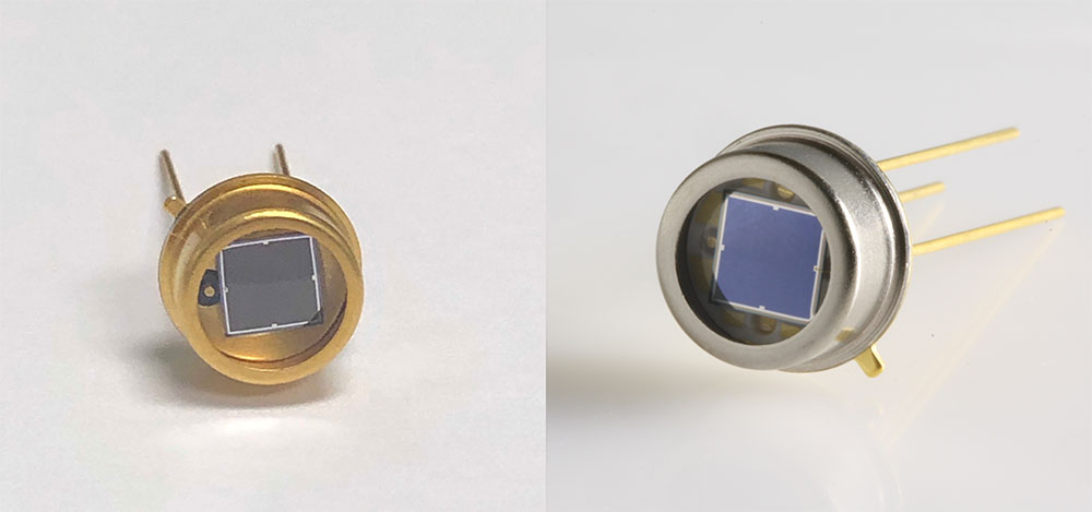 New Low Capacitance High-Speed Series 4 Silicon Photodiodes - MT03-083 (left) and MT03-084 (right)