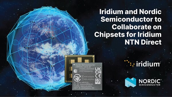Nordic Semiconductor Collaborate on Iridium NTN Direct integration