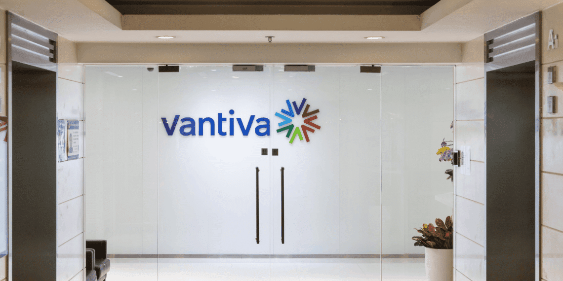 Vantiva Logo on office building