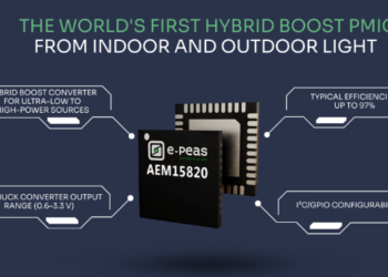 World’s first hybrid boost PMIC for indoor and outdoor light